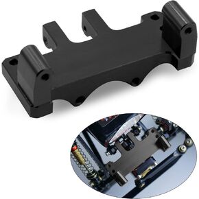 OGRC مسامية قابلة للتعديل RC مؤازرة جبل دعامة تثبيت معدنية للتوجيه المحوري SCX24 Deadbolt/Chevrolet C10 / Wrangler JLU Gladiator/Bronco ترقيات الأجزاء (أسود) in Kuwait