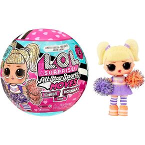 L.O.L. Surprise! All Star Sports Moves - Cheer- Surprise Doll, Theme, Cheerleading Dolls, Mix and Match Outfits, Shoes, Accessories, Limited Edition Collectible Doll Gift Girls Age 4+
