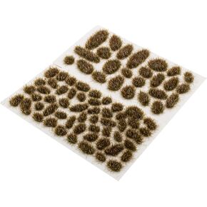 78 Pcs Static Grass Tuft Model Bushy Tufts Lowland Shrubs Tuft Terrain Model Kit for DIY Model Railway Train Landscape Fairy Garden Diorama Scenery (Set C)