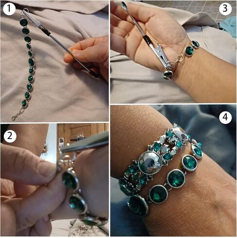 3 Pcs Bracelet Tool Jewelry Helper Hands Bracelet Helper Jewelry Clasp Helper Fastening and Hooking Equipment for Necklace Bracelet Watch Clasps Zippers Crafts Adjustment (Gold, Silver, Rose Gold) in Kuwait