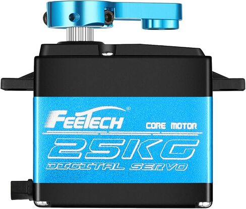35KG Servo Motor 7.4V High Voltage Waterproof High Torque RC Servo Full Metal Gear Digital Servo, Aluminium Case, Control Angle 180° for 1/8 1/10 RC Cars, TRAXXS x4, Baja, RC4WD, GTR and More in Kuwait