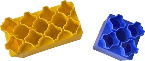 24pc Jumbo Blocks Preschool Set - 8" and 4" Large Building Blocks for Toddlers - Stackable - Creative and Educational Development for Children by Kids Adventure in Saudi Arabia