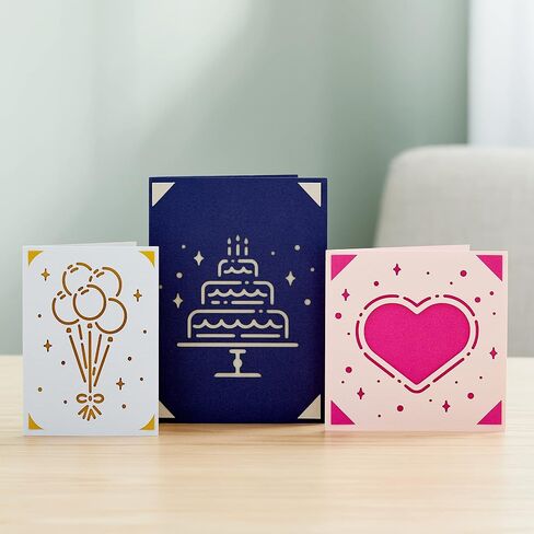 Cricut Insert Cards R10, Create Depth-Filled Birthday Cards, Thank You Cards, Custom Greeting Cards at Home, Compatible with Cricut Joy/Maker/Explore Machines, Princess Sampler (42 ct) in Saudi Arabia