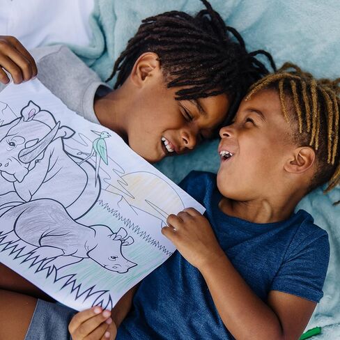 Melissa & Doug Jumbo 50-Page Kids' Coloring Pads Set - Animals, Vehicles, and More in Saudi Arabia