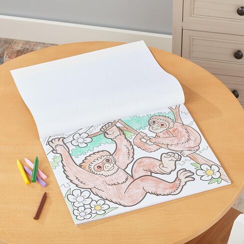 Melissa & Doug Jumbo 50-Page Kids' Coloring Pads Set - Animals, Vehicles, and More in Saudi Arabia