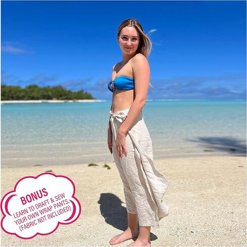 مجموعات مصممي الأزياء للبنات. اقمشة بثنيات وربط من بيج تو ادف، انماط استخدام، انماط مسودة واعادة تصميم، تعلم الخياطة للحصول على دمية جميلة. بنطلون/شورت ملتف من بلس ديزاين اند سو لنفسك in Kuwait