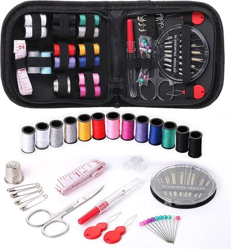 مجموعة الخياطة مستر بين- مجموعة الخياطة للبالغين، مجموعة الخياطة السفر، مجموعة إبرة وخيط، مجموعة خياطة صغيرة، طقم خياطة للمبتدئين، مجموعة خياطة يدوية، مجموعة خياطة أساسية، هدايا عيد الميلاد in Kuwait