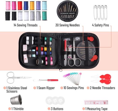 مجموعة الخياطة مستر بين- مجموعة الخياطة للبالغين، مجموعة الخياطة السفر، مجموعة إبرة وخيط، مجموعة خياطة صغيرة، طقم خياطة للمبتدئين، مجموعة خياطة يدوية، مجموعة خياطة أساسية، هدايا عيد الميلاد in Kuwait