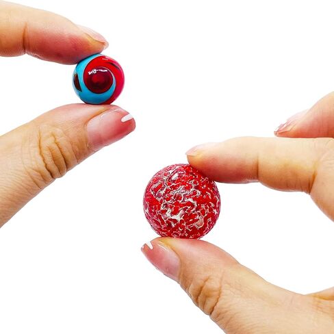 20 Vintage Marbles Bulk for Kids Ages 4-8-12 Hobbyist for Marble Run Track Game Small Marbles Game Toy (16mm) (20pcs) in Kuwait