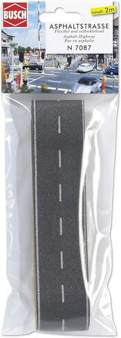 Busch 7087 Flex Rdwy Asphalt 40mmx2m N Scale Scenery Kit in Saudi Arabia