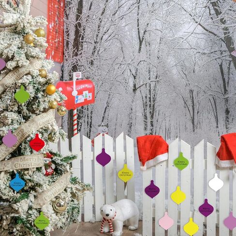 Jetec 108 جهاز كمبيوتر شخصى عيد الميلاد متنوعة الإبداعية ورقة القواطع 3.94 بوصة ضوء لمبة ورقة قطع زخرفة الشتاء شجرة عيد الميلاد القواطع للمعلمين الأطفال الفصول الدراسية المدرسة لوحة الإعلانات الديكور in Kuwait