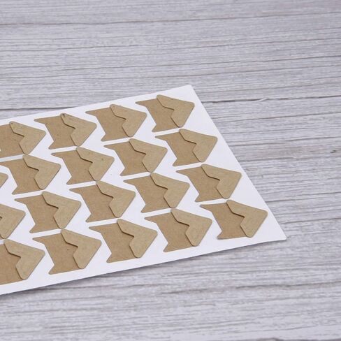 Sunmns 15 Sheets Photo Corners Stickers, Picture Films Self Adhesive Corner for DIY Scrapbook Album in Saudi Arabia