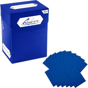 Quiver Time 100+ Standard Deck Blocks with 2 Dividers/Card Deck Box - Set of 5 MTG Deck Box - Compatible with Magic Commander, Yugioh & other TCG cards - (White, Black, Blue, Red & Green) in Kuwait