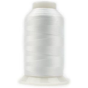 Wonderfil DecoBob Cottonized Polyester Thread, 80 Weight, 2187 Yards (DBL104 White) in Saudi Arabia