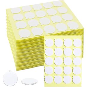 Aubeco 720PCS Candle Wicks for Candle Making, Candle Wick Stickers, Heat Resistance Double-Sided Stickers with The Little ‘‘Tail’’, Stickers for Candle Making