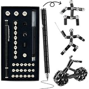 ألعاب Fidget Pen للأعمار من 8 إلى 13 عامًا - مغناطيس القلم المغناطيسي للأطفال - هدية للفتيات المراهقات والأشياء العصرية - هدية للمراهقين والبنات - لعبة أشياء رائعة للصبي من سن 8 إلى 12 عامًا - هدية لفتاة تبلغ من العمر 10 11 12 13 14 عامًا