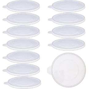20 Ounce (600ml) Graduated Plastic Mixing Cups (Box of 12) - Use for Paint, Resin, Epoxy, Art, Kitchen, Cooking, Baking - Measurements in OZ. and ML., 4 Different Measuring Ratios 1:1