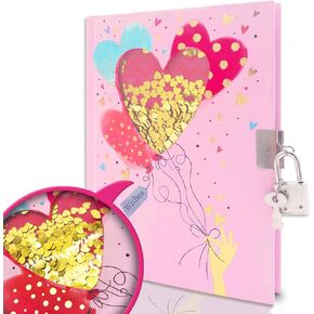 Boys Diary with Lock for Kids, Shaker Sequin Kids Journal for Boys Gifts in Saudi Arabia