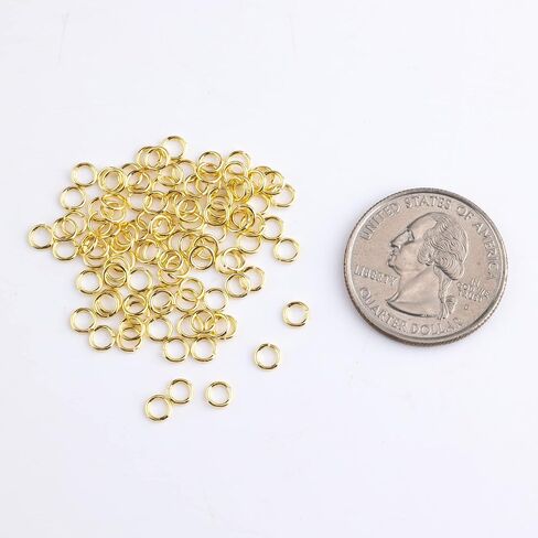 خواتم القفز من الفضة الاسترليني لصنع المجوهرات 14K الذهب 4 مللي متر 5 مللي متر 6 مللي متر 925 فضة الانتقال المفتوحة خواتم DIY بها بنفسك (60 قطعة) in Kuwait