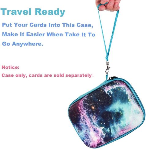 Cards Holder Case Compatible with PM TCG Cards/for SKYJO/for Five Crowns/for UNO/for Phase 10 Playing Cards, Card Game Storage Organizer Holds Up to 400 Cards - Black (Box Only) in Kuwait