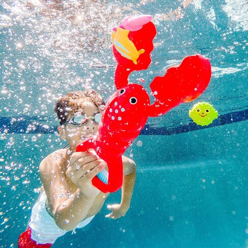 Melissa & Doug Sunny Patch Louie Lobster Claw Catcher - Grab-and-Squeeze Pool Toy For Ages 5+ years in Saudi Arabia