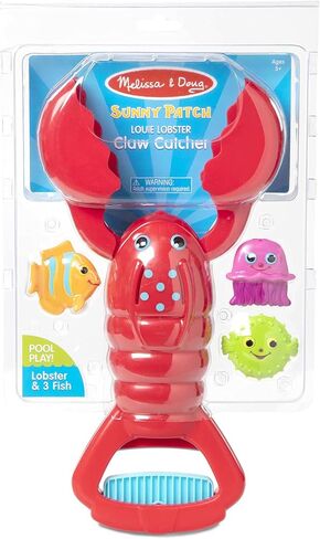 Melissa & Doug Sunny Patch Louie Lobster Claw Catcher - Grab-and-Squeeze Pool Toy For Ages 5+ years in Saudi Arabia