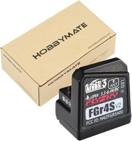 جهاز استقبال HOBBYMATE Flysky Noble NB4 FGR4S V2 ثنائي الاتجاه 4 قنوات PPM IBUS مخرج هوائي داخلي in Saudi Arabia