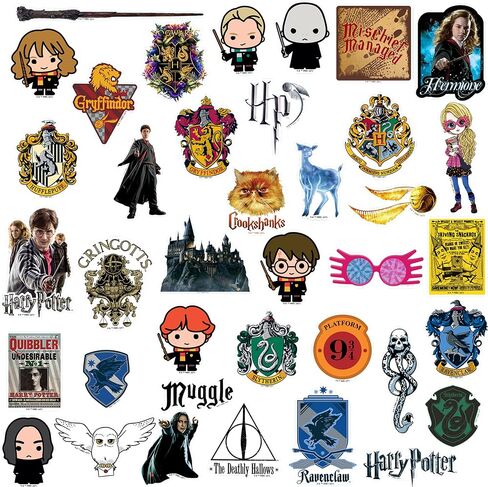 Harry Potter 50ct Vinyl Sticker Pack Hogwarts, Tablet, Indoor & Outdoor in Kuwait