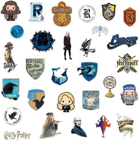 Harry Potter 50ct Vinyl Sticker Pack Hogwarts, Tablet, Indoor & Outdoor in Kuwait