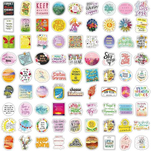 300PCS Motivational Stickers, Inspirational Words Decals in Saudi Arabia