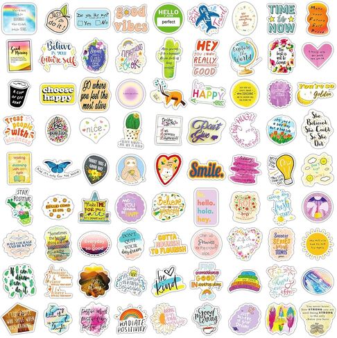 300PCS Motivational Stickers, Inspirational Words Decals in Saudi Arabia