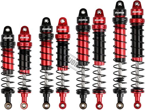 مجموعة ممتص الصدمات INJORA RC 4 قطع مخمدات RC لـ 1/10 RC الزاحف المحوري SCX10 90046 AXI231017 TRX-4 D90 (90 مم) in Saudi Arabia