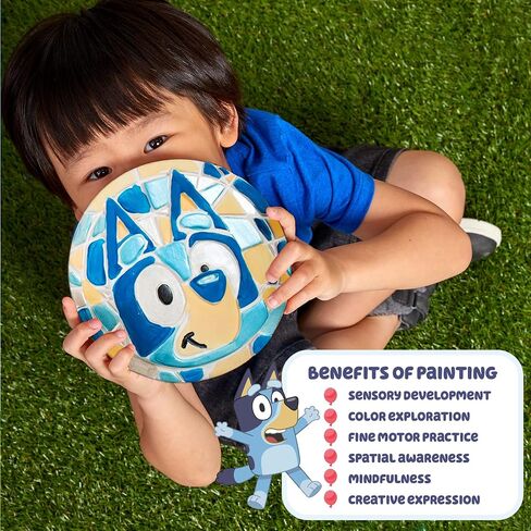 Sanrio Hello Kitty Paint Your Own Stepping Stone, Includes 7" 6 Paints & 1 Paintbrush, Cute Gifts for Kids Teens Girls Adults in Saudi Arabia