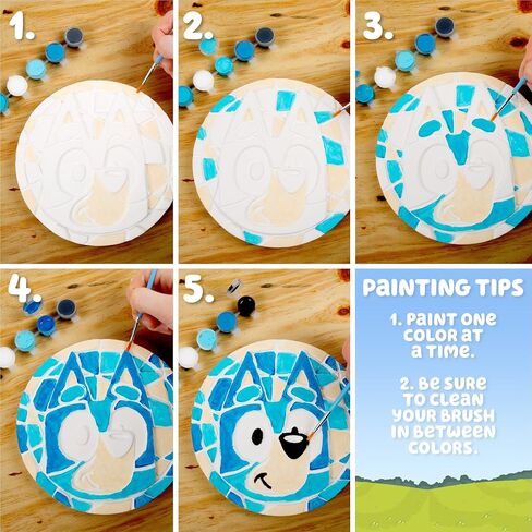 Sanrio Hello Kitty Paint Your Own Stepping Stone, Includes 7" 6 Paints & 1 Paintbrush, Cute Gifts for Kids Teens Girls Adults in Saudi Arabia