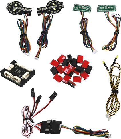 ShareGoo RC LED Light Kit Light System Steering Reverse Signals Brake Lights Headlights Lamp Group Compatible with Traxxas 2021 TRX4 Ford Bronco 1/10 RC Crawler in Saudi Arabia