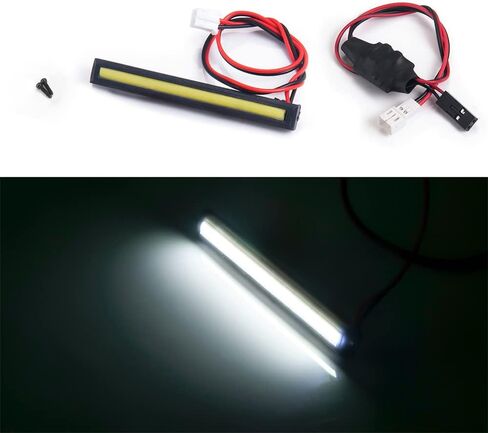 شريط اضاءة LED لسقف السيارة بجهاز تحكم عن بعد 1/24 لون ابيض لسيارة اكسيال SCX24 ديدبولت AXI90081 in Kuwait
