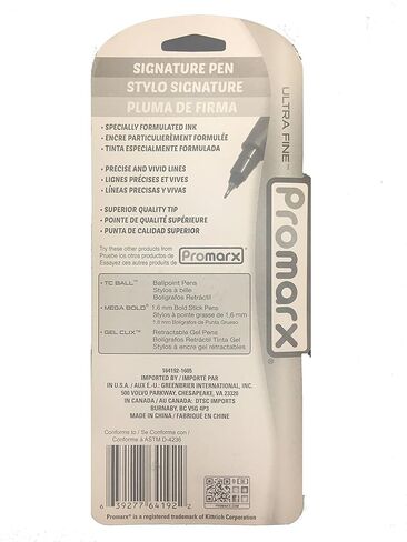 قلم بروماركس فائق النعومة 3 عبوات ~ أسود (0.5 ملم) in Kuwait