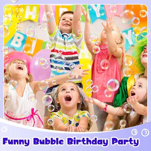 ألعاب فقاعات للأطفال في الهواء الطلق - مسدسات فقاعات أوتوماتيكية للأطفال من سن 4 إلى 8 سنوات مع 20 عبوة من محلول الفقاعات، ألعاب صانع الفقاعات هدية للأولاد والبنات في الصيف وحفلات الزفاف وحفلات أعياد الميلاد (الأزرق والأصفر) in Kuwait