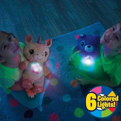 Ontel Star Belly Dream Lites, Stuffed Animal Night Light, Cuddly Blue Puppy - Projects Glowing Stars & Shapes in 6 Gentle Colors, As Seen on TV in Saudi Arabia