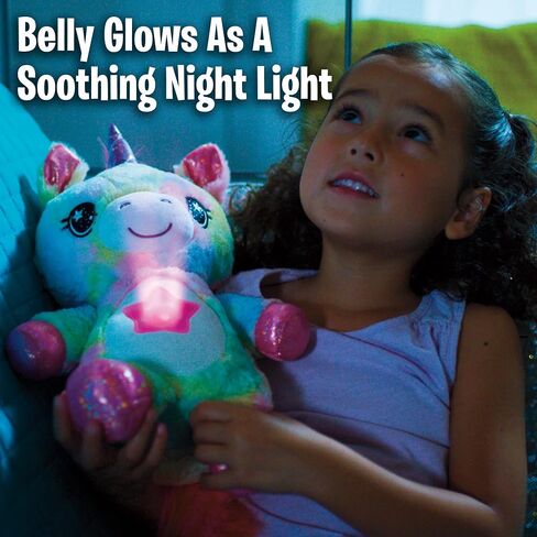 Ontel Star Belly Dream Lites, Stuffed Animal Night Light, Cuddly Blue Puppy - Projects Glowing Stars & Shapes in 6 Gentle Colors, As Seen on TV in Saudi Arabia