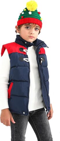 Ouksma قبعة عيد الميلاد للأطفال قبعة قزم مع آذان محبوك قبعة مع بوم بوم عيد الميلاد سانتا قبعة مخططة قبعة عيد الميلاد in Kuwait