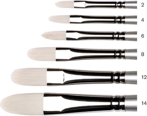 Winsor & Newton Artisan Paint Brush, Long Handle, Size 1, Fan in Saudi Arabia