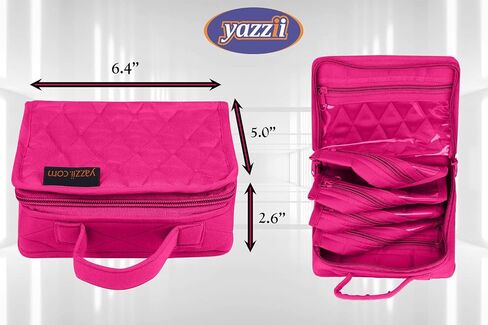 حقيبة حمل صغيرة لتنظيم الأغراض من Yazzii Crafters - منظم تخزين متعدد الأغراض للحرف اليدوية ومستحضرات التجميل والمجوهرات in Kuwait