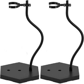 يوكوولفن قطعتان من حوامل مجسمات الشخصيات بمقياس 1/6 1/9 1/12، حوامل عرض الدمى متوافقة مع 12 و8 و6 انش HG/RG/SD جاندام، حامل دعم نموذج ستوب موشن اسود مع مفك براغي in Kuwait