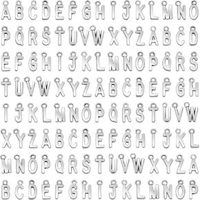 SANNIX 156Pcs/6 Sets Letter Charms Alphabet ABC Letter Charms Capital A-Z in Kuwait