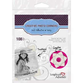 3L Scrapbook Adhesives Self-Adhesive Creative Paper Photo Corners, Gold, 108-Pack in Saudi Arabia