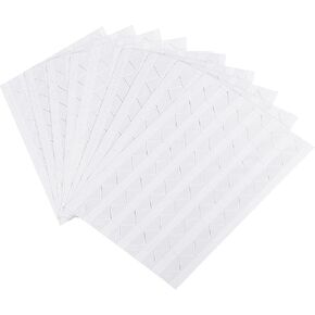 PATIKIL Photo Corner Sticker, 20 Sheets/2040 Pcs PVC Self Adhesive Picture Mounting Label for DIY Journal Album Diary Scrapbook, White