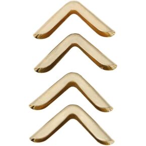 50pcs Scrapbooking Photo Mounting Corners Book Albums Menus Notebook Folder File Corner Protectors(C086 Bronze)