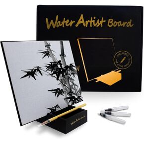 water artist board Buddha Painting Board with 3 Water Brushes Pen, Meditation Repeatable Board Zen Magic Painting Board, Paint with Water in Saudi Arabia