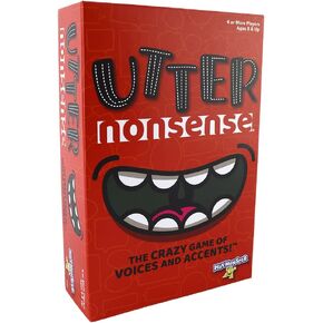 الإصدار العائلي من PlayMonster Utter Nonsense - لعبة الأصوات واللهجات المضحكة! أزرق